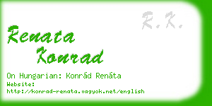 renata konrad business card